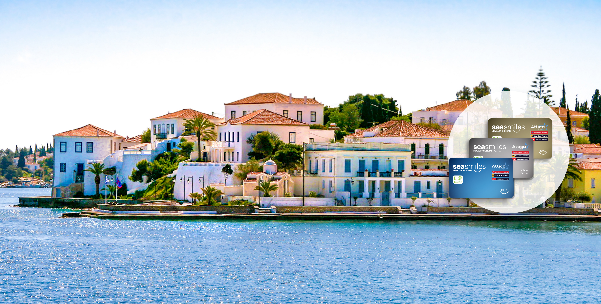 10% discount on Passengers' fares, for Seasmiles members!